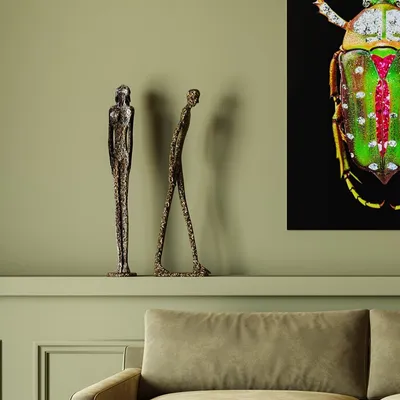Dekoracja stojąca ART MAN - brązowy