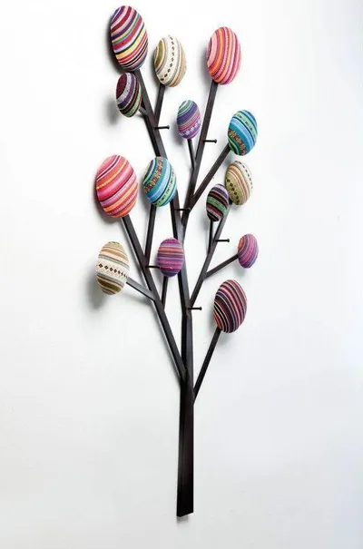 Wieszak ścienny BUBBLE TREE - multikolor