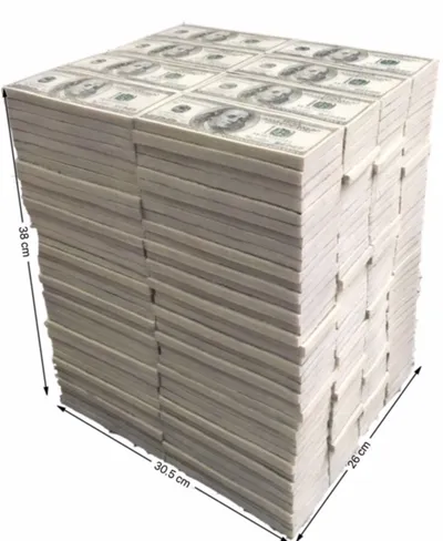 Taboret DOLLAR - biały/zielony