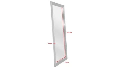 Lustro wiszące FRAME EVE 90x180 - srebrny