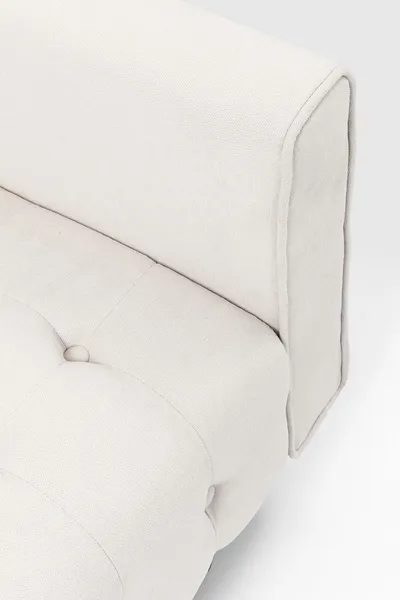 Sofa 3-osobowa rozkładana MILCHBAR - beżowy/czarny