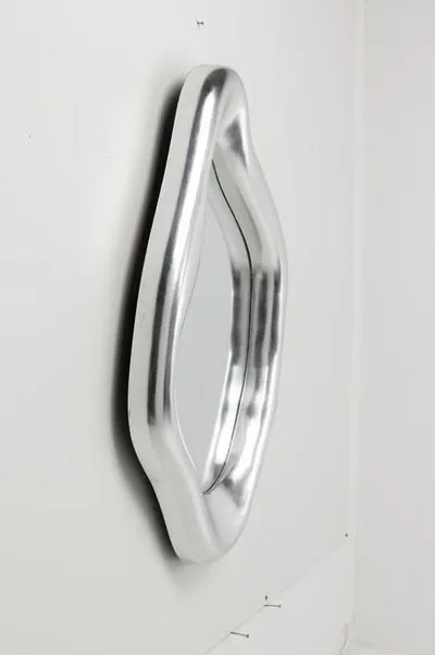 Lustro wiszące HOLOGRAM 76x119 - srebrny