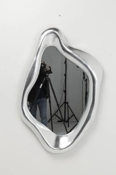 Lustro wiszące HOLOGRAM 76x119 - srebrny