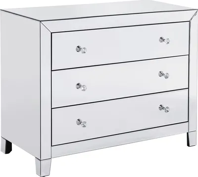 Komoda 3-szufladowa LUXURY - lustrzany
