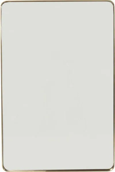 Lustro wiszące CURVE 80x120 - mosiądz