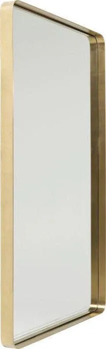 Lustro wiszące CURVE 80x120 - mosiądz
