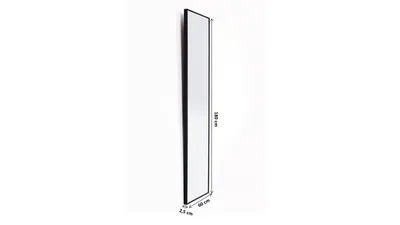 Lustro wiszące BELLA MO 60x180 - czarny