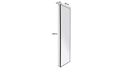 Lustro wiszące BELLA 30x130 - czarny