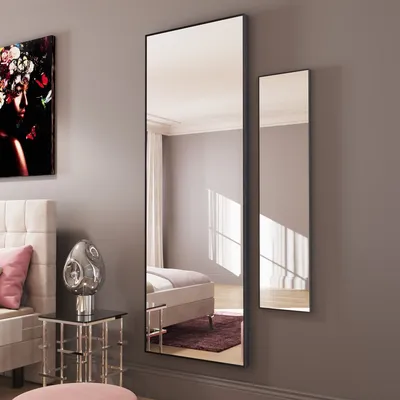 Lustro wiszące BELLA 70x200 - czarny