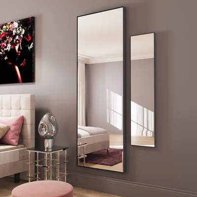 Lustro wiszące BELLA 70x200 - czarny