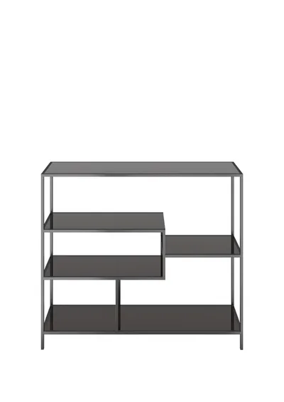 Regał LOFT 115x100 - czarny
