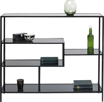 Regał LOFT 115x100 - czarny