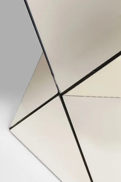 Stolik pomocniczy LUXURY 32x32 - perłowy lustrzany