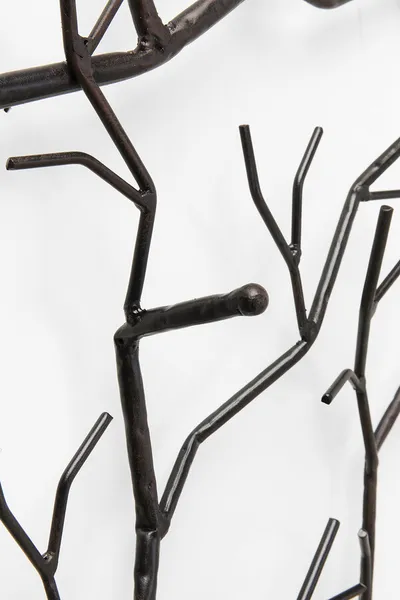 Wieszak ścienny ANTS ON A TREE - czarny