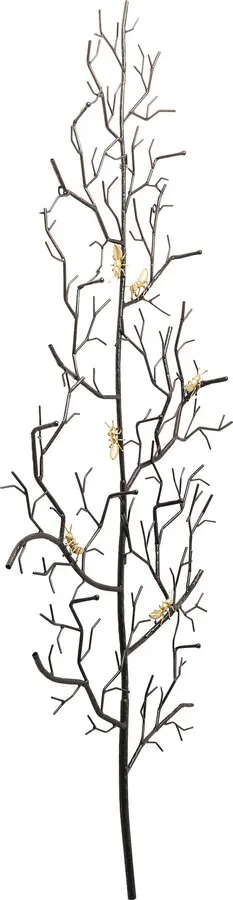 Wieszak ścienny ANTS ON A TREE - czarny