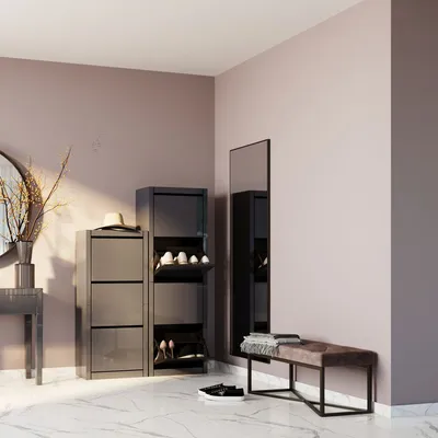 Lustro wiszące BELLA MO 60x180 - czarny