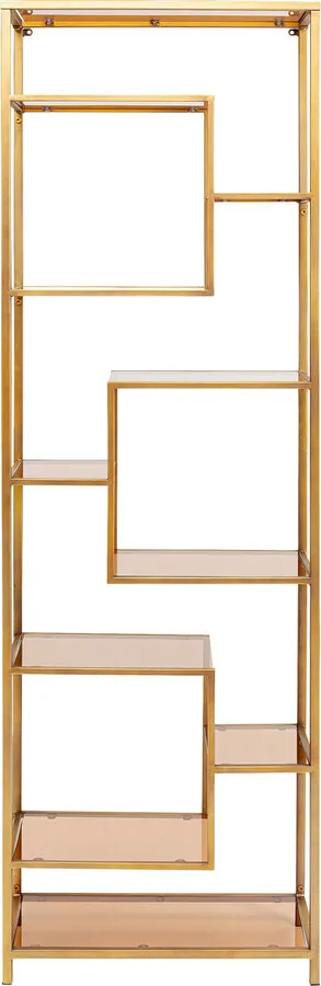 Regał LOFT 60x195 - złoty