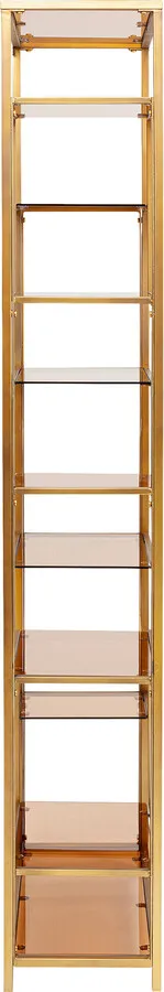 Regał LOFT 60x195 - złoty