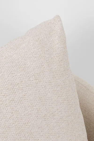 Sofa 3-osobowa AMALFI - kremowy/czarny