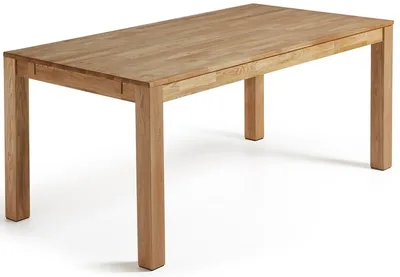 Stół rozkładany drewniany ISBEL 140/220x90 - dąb naturalny
