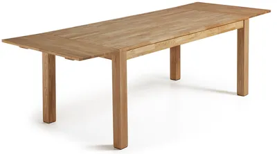 Stół rozkładany drewniany ISBEL 140/220x90 - dąb naturalny