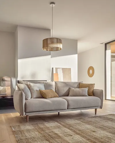 Sofa 3-osobowa CARLOTA - beżowy