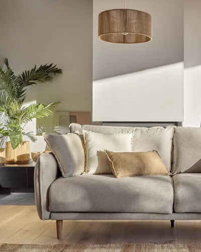 Sofa 3-osobowa CARLOTA - beżowy