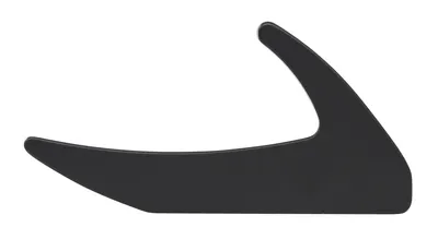Wieszak 2433 - czarny mat / wys. 81 mm