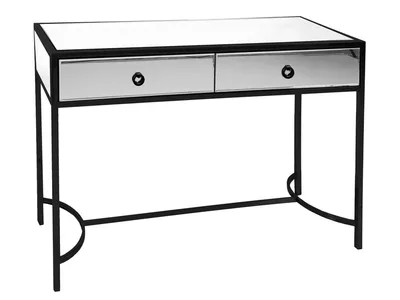 Toaletka lustrzana LW6071 - lustrzany/czarny