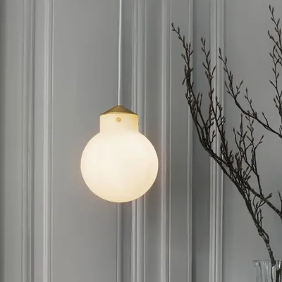 Lampa wisząca biało-złota Ø23x29 cm