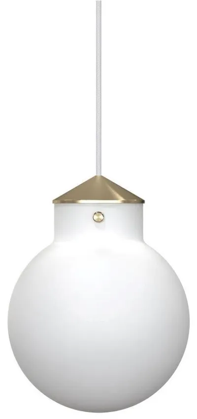Lampa wisząca biało-złota Ø23x29 cm