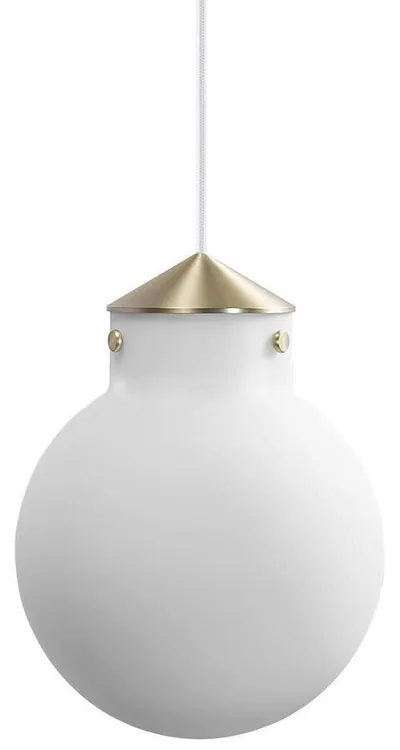 Lampa wisząca biało-złota Ø23x29 cm