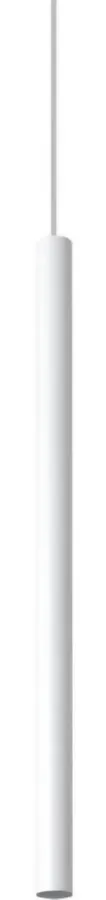 Lampa wisząca punktowa ∅8x100 cm biała