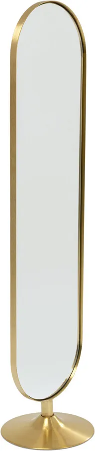 Lustro stojące CURVE 40x170 - mosiądz