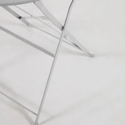 Zestaw składanych mebli ogrodowych BERYL - jasny szary
