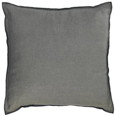 Poszewka lniana szara 45x45 cm
