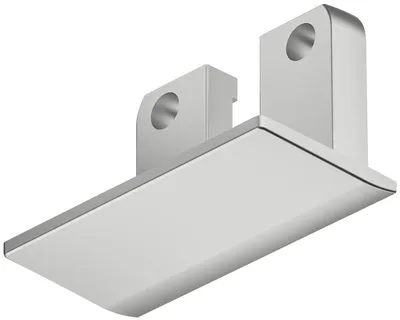 Zaślepka do profilu wpuszczanego LOOX5 1106 z przelotką - srebrny / 1 kpl.