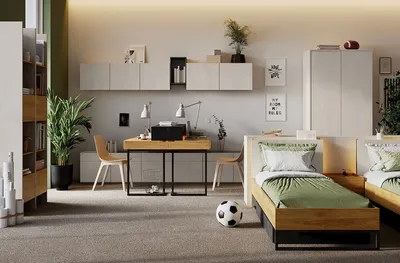 Łóżko TEEN FLEX TF-16 90x200 - hikora naturalna/silk flou