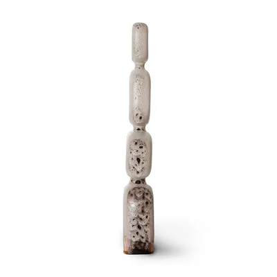 Ceramiczna rzeźba REACTIVE - brązowy