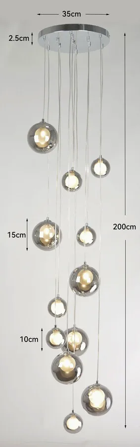 Lampa wisząca SYMPHONY CHROME - chrom