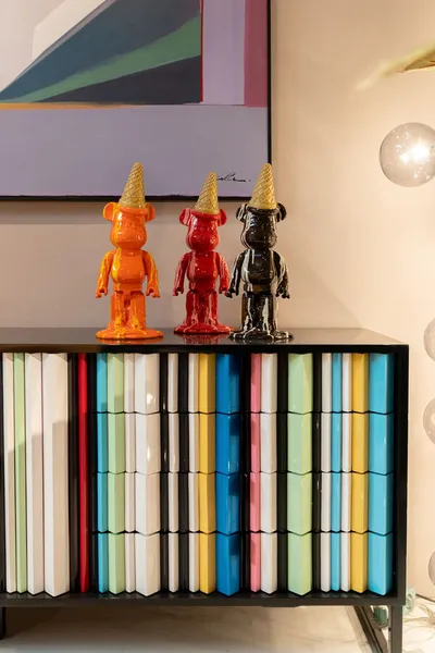 Figurka dekoracyjna GELATO BEAR 40 - czarny