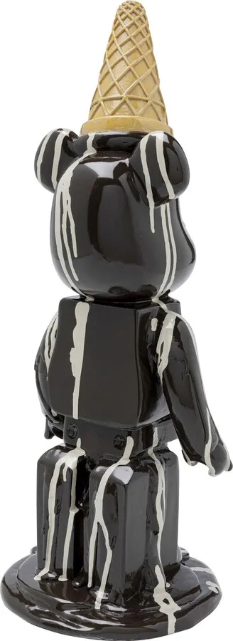 Figurka dekoracyjna GELATO BEAR 40 - czarny