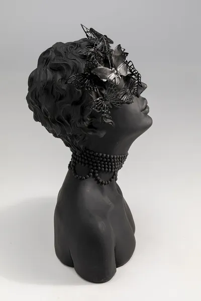 Figurka dekoracyjna LADY BUTTERFLIES - czarny