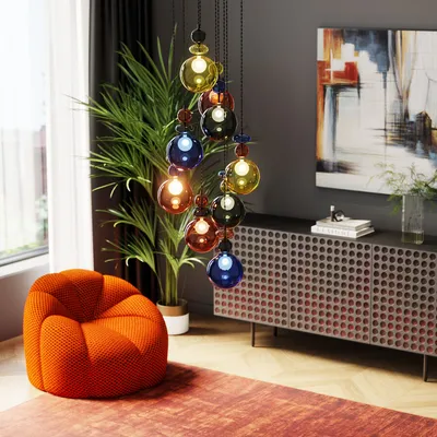 Lampa wisząca MAZZO NOVE SPIRAL - multikolor