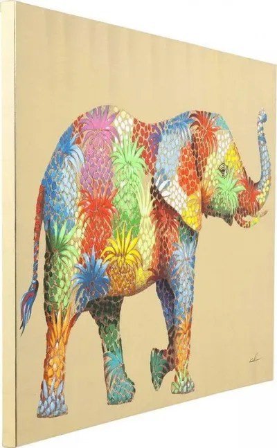 Obraz FLOWER ELEFANT 120x90