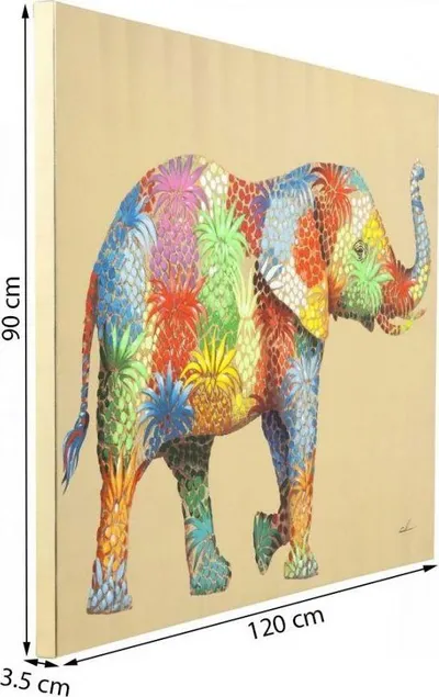 Obraz FLOWER ELEFANT 120x90