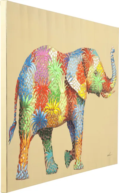 Obraz FLOWER ELEFANT 120x90