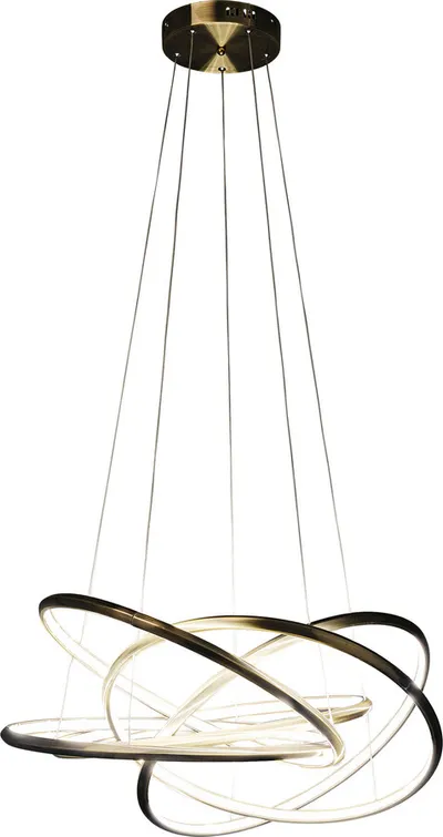 Lampa wisząca LED SATURN 75 - złoty