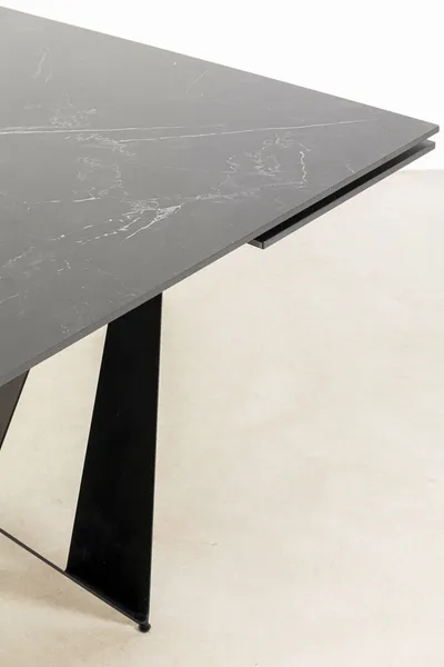 Stół rozkładany SANDRA 180-260x90 - czarny