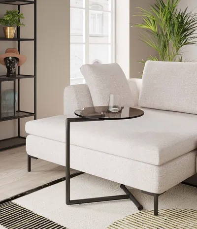 Stolik okrągły EASY LIVING 46 - czarny